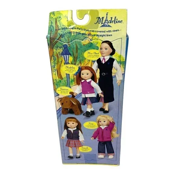 Madeline Poseable Doll Holiday Red Dress2003 Learning Curve PARIS READ 8 inch